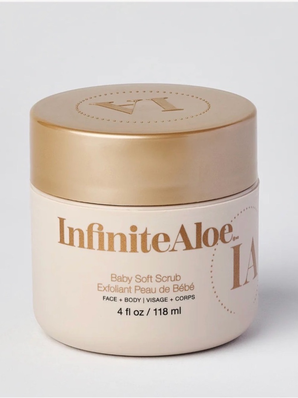 InfiniteAloe Baby Soft Scrub — Face & Body Exfoliant